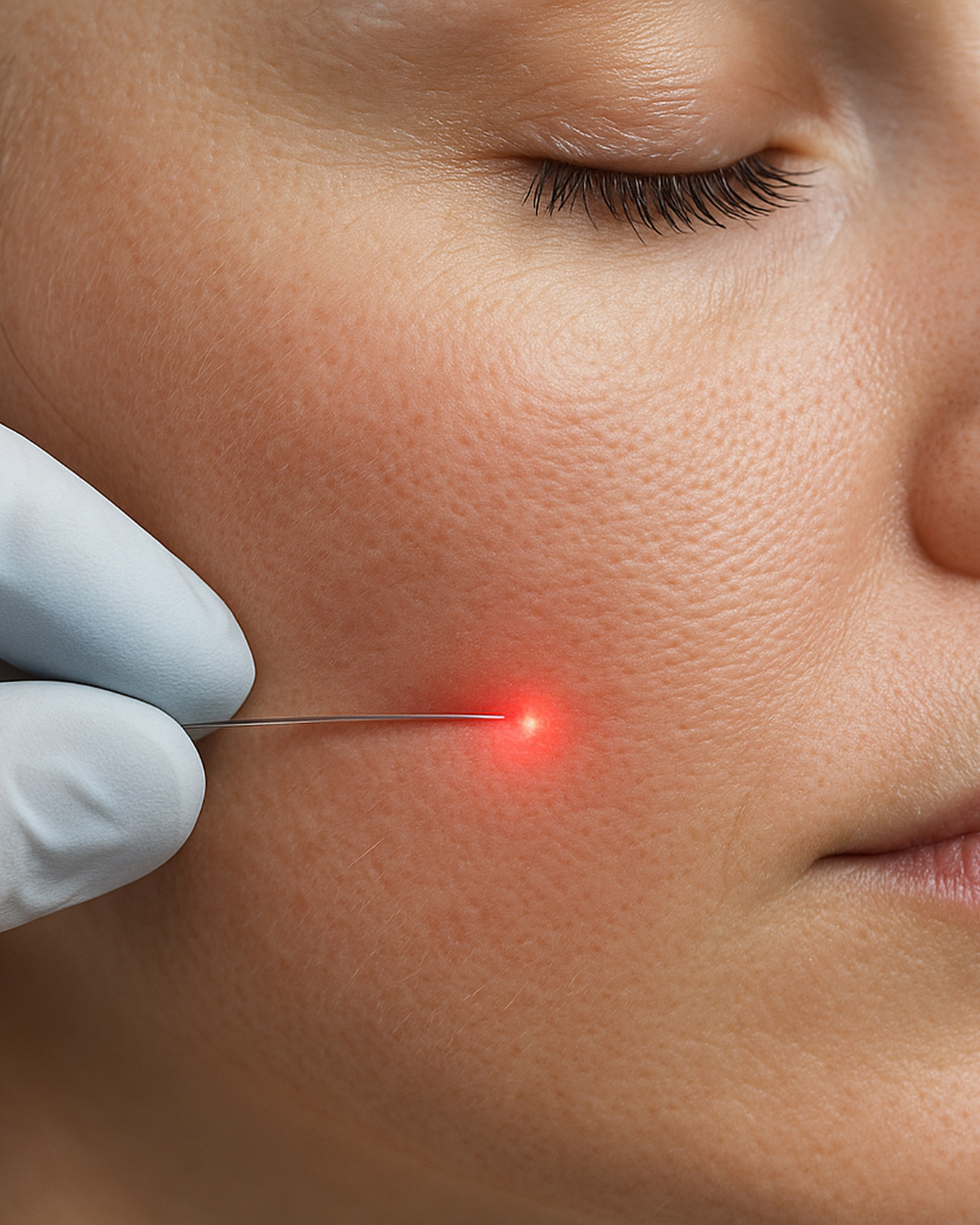 Tratamiento de lifting facial sin cirugía con endoláser en Orbe Clinics – reafirmación y eliminación de papada