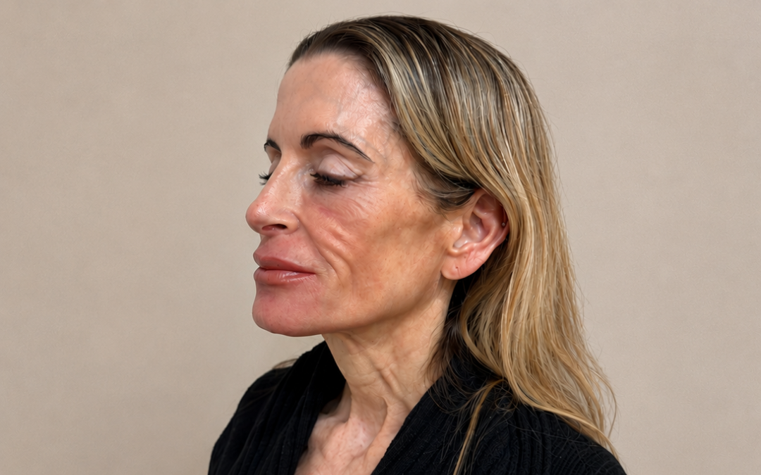 Antes del rejuvenecimiento facial en Orbe Clinics